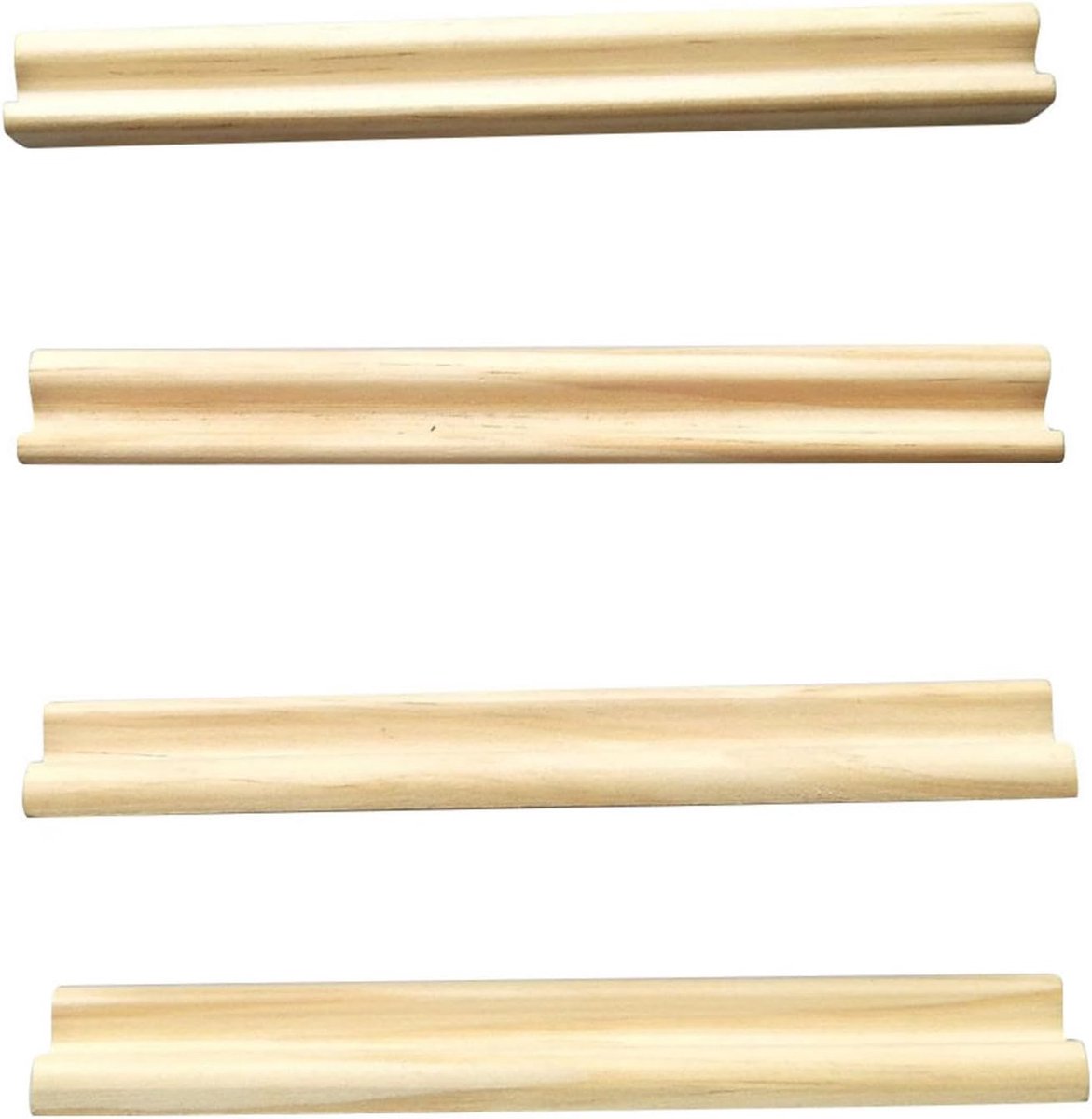 Domino Houders - Spelplank Set - Spelplezier Thuis - Draagbaar Lichtgewicht - 4 Stuks