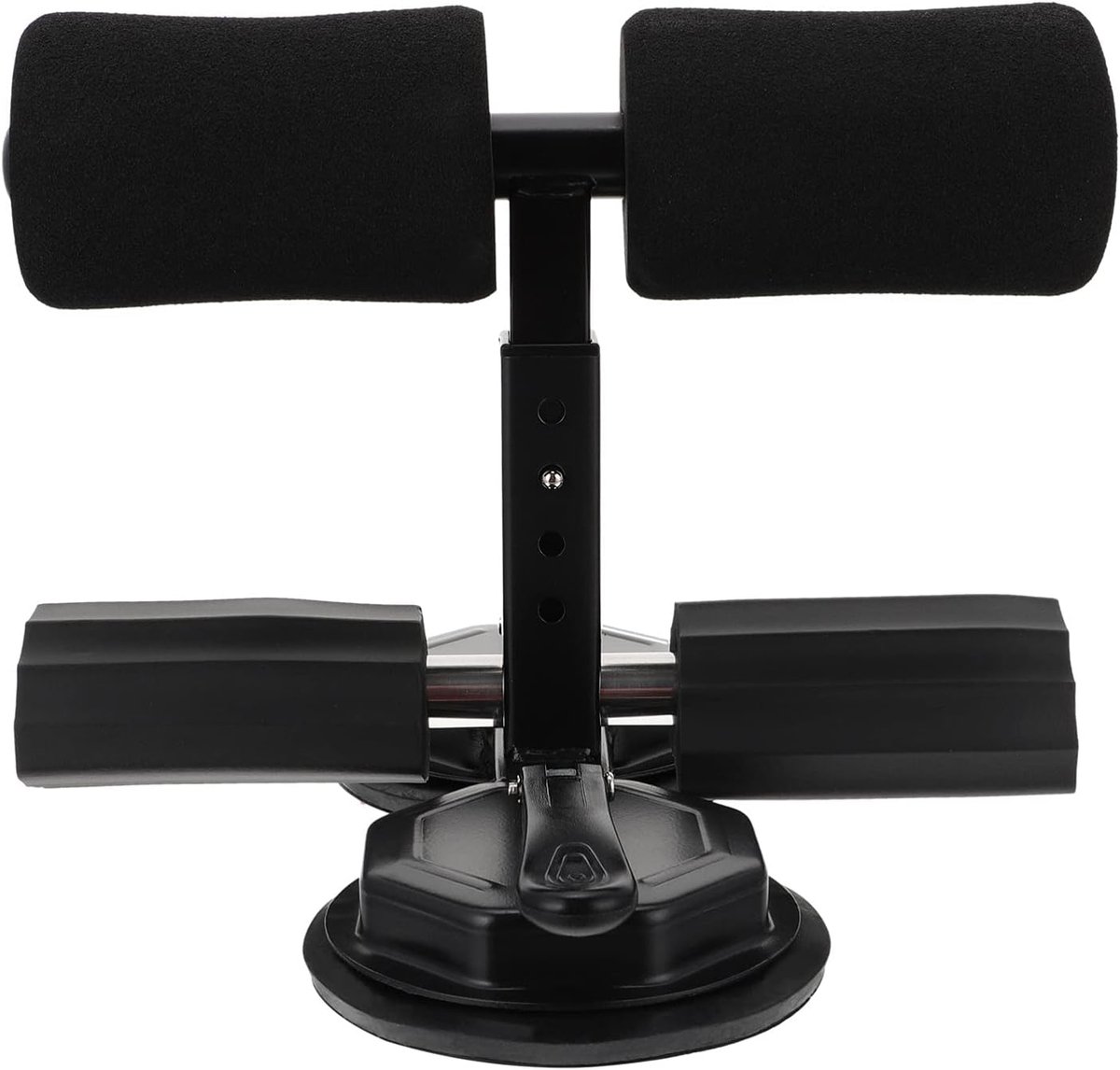Buikspier Trainer - Sit-up Hulpmiddel - Buikspieroefeningen - Sterke Zuigkracht Basis - 21.5 x 26.5 cm - Zwart