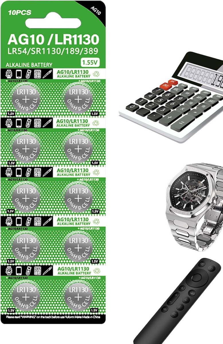 Knoopcel Batterijen - Kleine Batterijen - Apparaten Voeden - Lekvrij Ontwerp - 1.5 V
