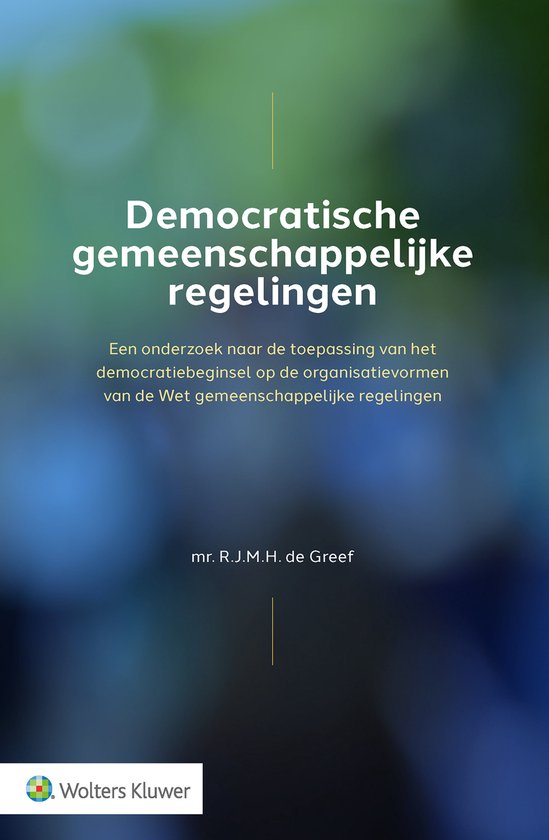 Democratische gemeenschappelijke regelingen - cover