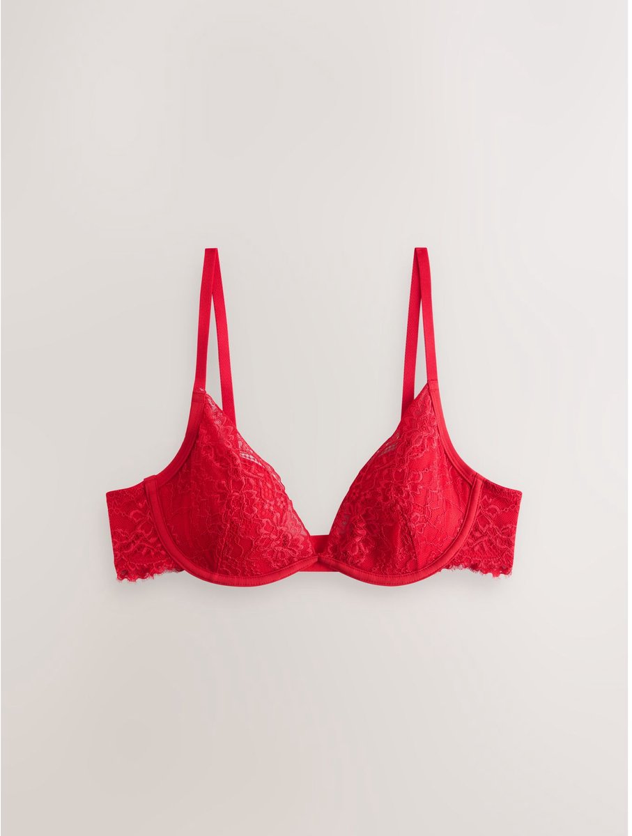 Next - Dames - A-E Lace Bra - Rood