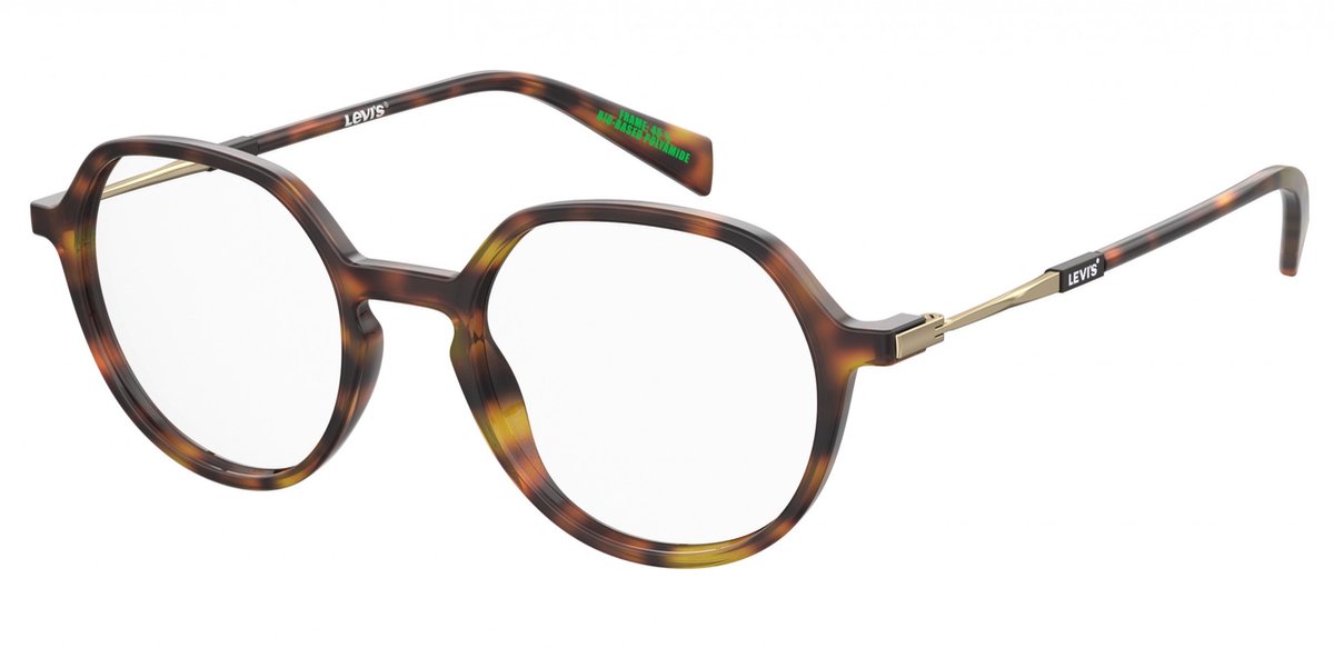 Levi's LV 1074 Havana 49/19/140 WOMAN Brilmonturen