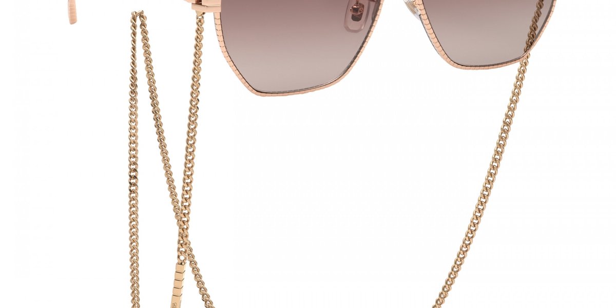 Chopard IKCHL28 Oro ramato lucido 59/15/135 WOMAN Zonnebrillen