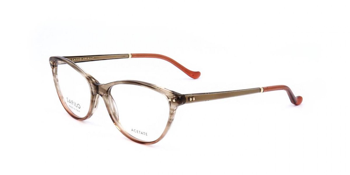 Safilo TRATTO 09 Brown orange 52/17/140 WOMAN Brilmonturen