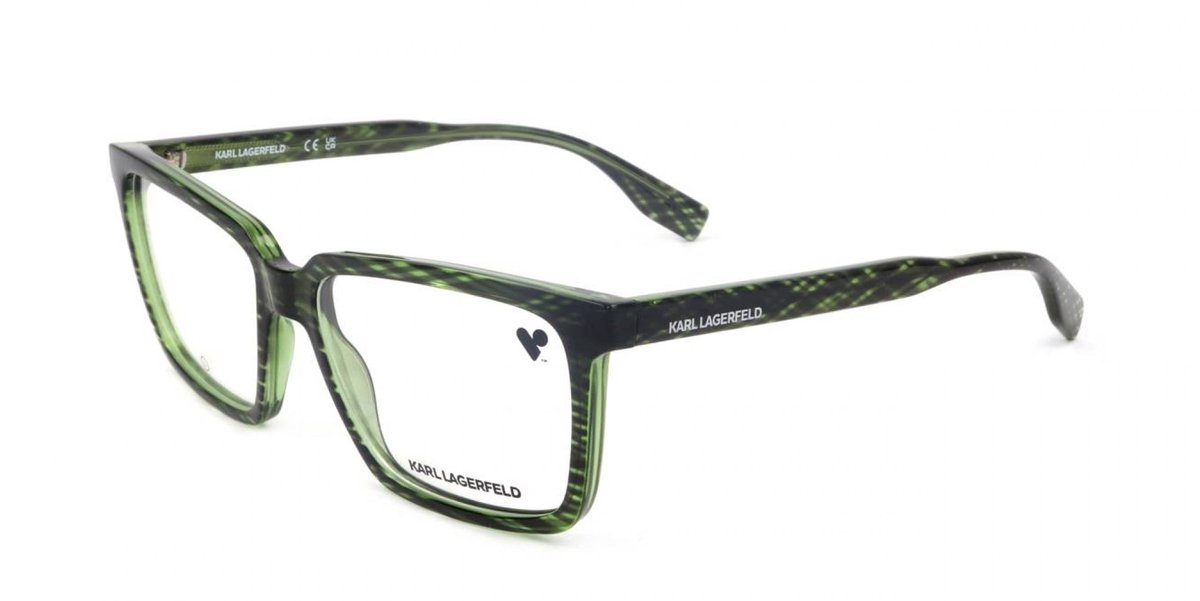 Karl Lagerfeld KL6113 Striped green 55/16/145 MAN Brilmonturen