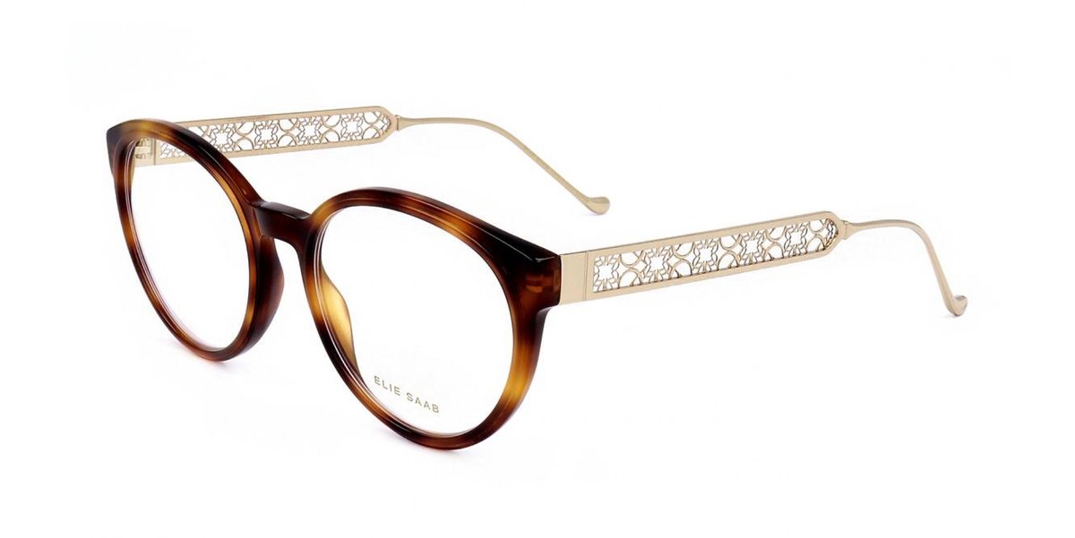 Elie Saab ES 075 Havana 51/19/140 WOMAN Brilmonturen