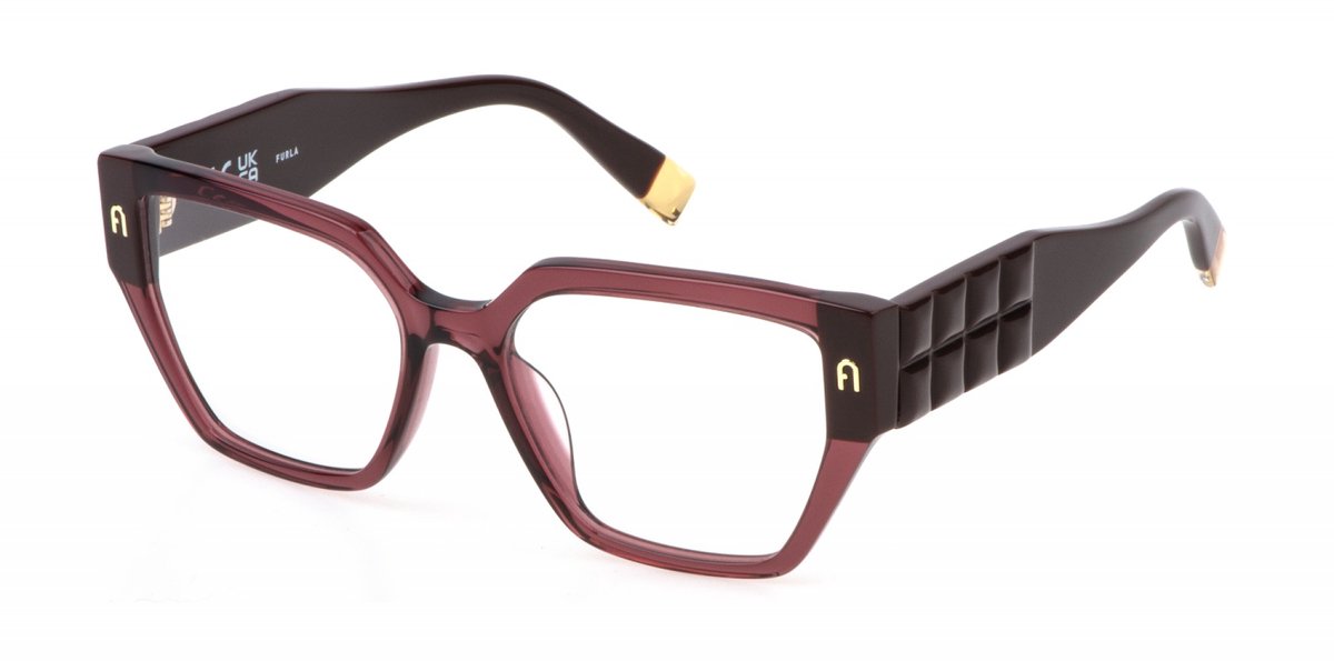 Furla VFU775 Lampone trasparente lucido 54/17/140 WOMAN Brilmonturen
