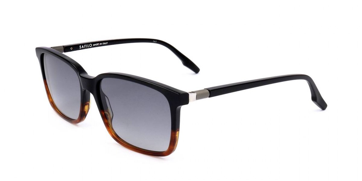 Safilo LASTRA 01/S Black havana 56/16/145 MAN Zonnebrillen