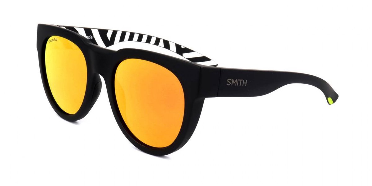 Smith CRUSADER White black pattern 53/21/140 UNISEX Zonnebrillen