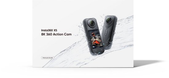 Insta360 X5 8K 360 Action Cam Motorcycle Bundle productafbeelding.
