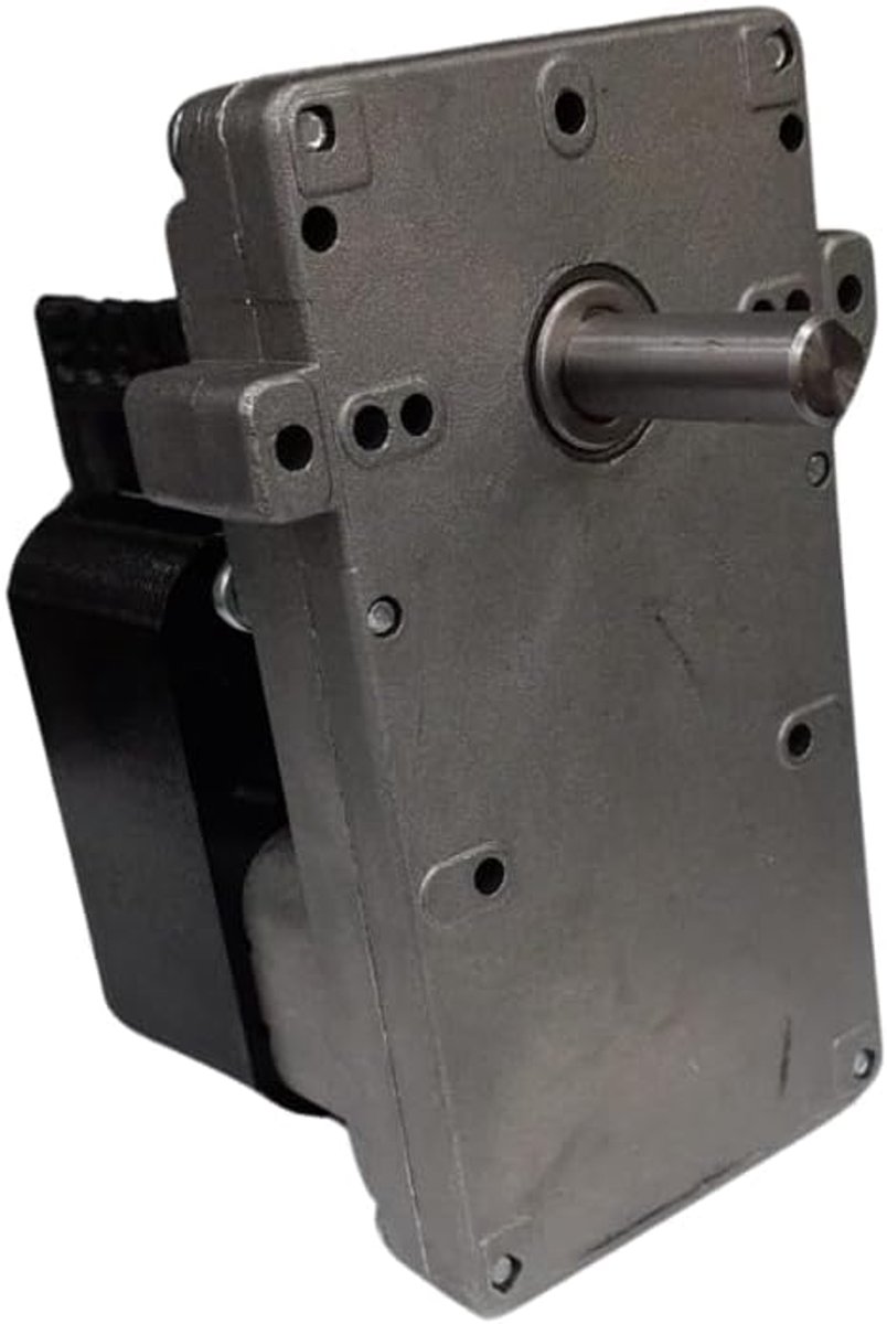 Aandrijfmotor Pelletkachel - Transmissiemotor Rotor - Pelletkachel Onderhoud - Laag Toerental Hoog Koppel - 85 mm Asdiameter