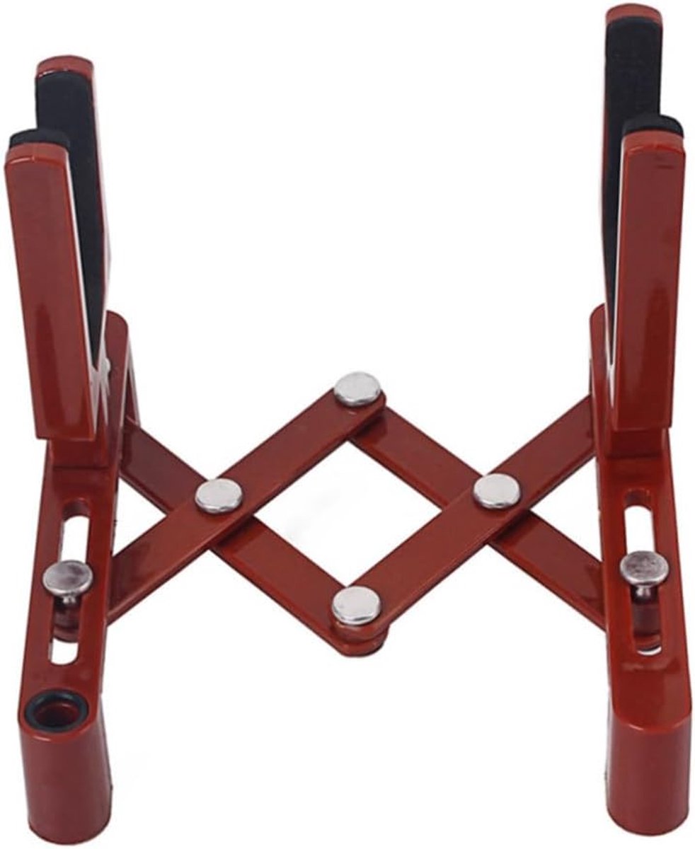 Viool standaard - Viool rek - Muziek instrument - Opvouwbaar ontwerp - 18x16x14 cm - Rood
