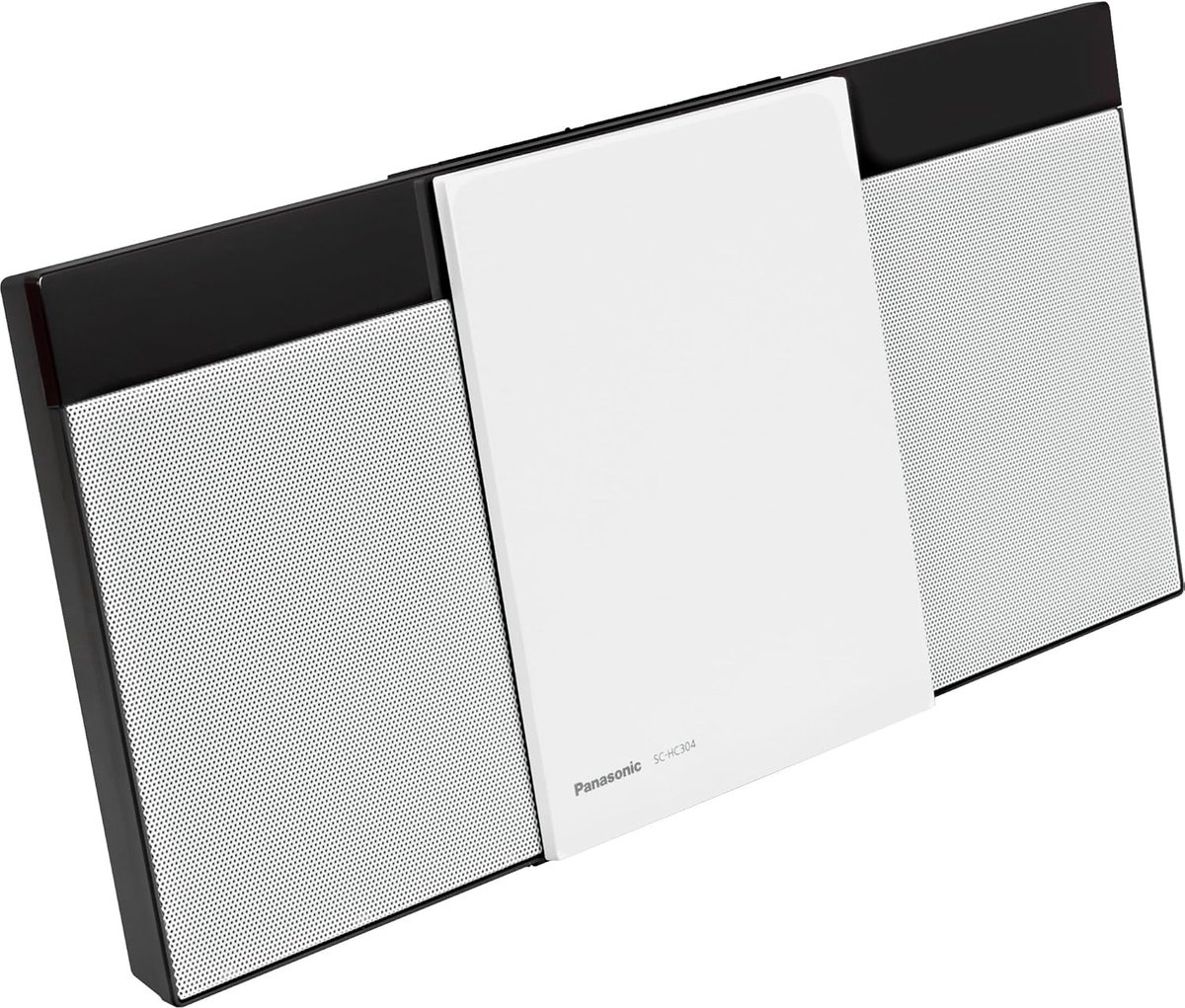 Compacte Stereoset - Mini Hifi - Muziek Luisteren - Draadloze Connectiviteit - 25 kg - Wit