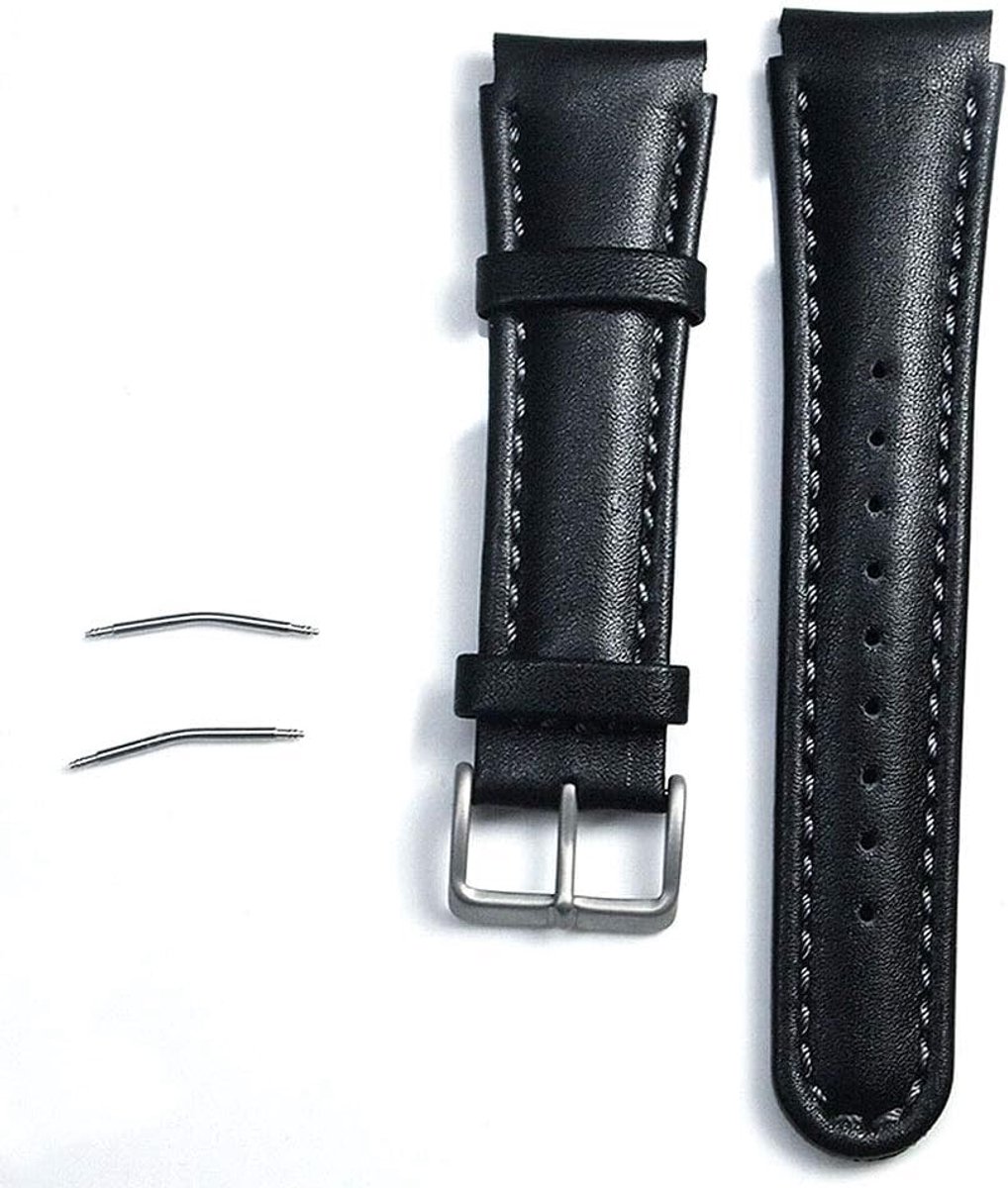 Horlogeband Leer - Vervangende Band - Dagelijks Gebruik - Slijtvast Materiaal - 22mm