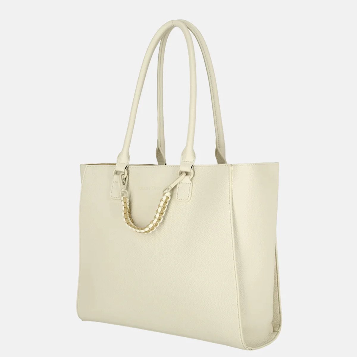 Laurent David Dorine shopper white/goud