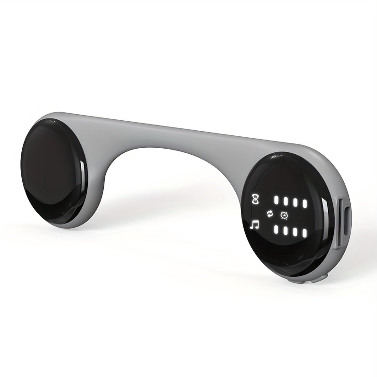 Bluetooth-slaapluidspreker met botgeleiding, slaaphulpmiddel voor onder het kussen, witte ruis-speler, compatibel met TF-kaartsleuf, oorvriendelijk, draagbaar slaaphulpmiddel (grijs).