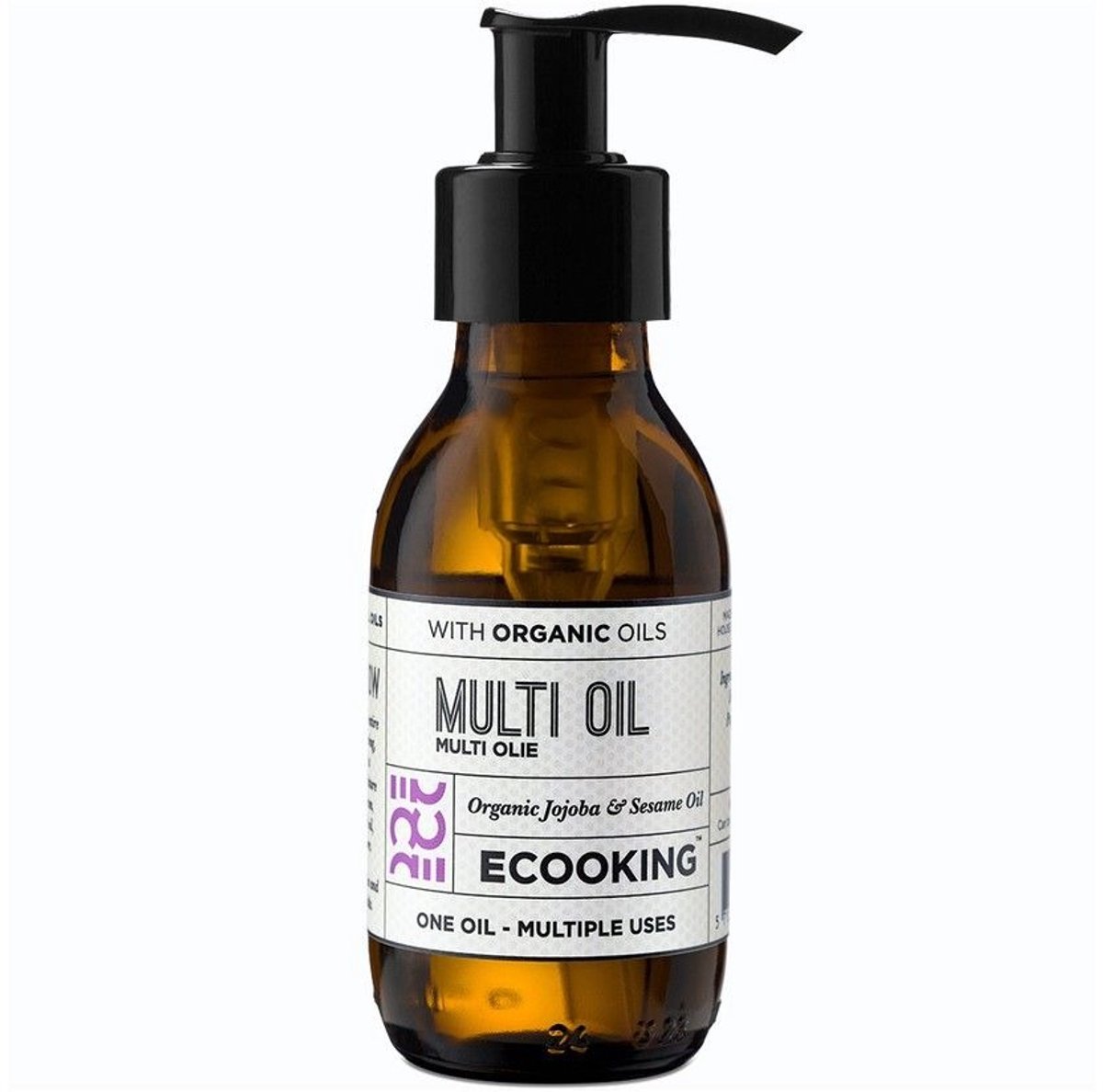 Ecooking Multi Oil - Parfumvrije 3-in-1 verzorgingsolie voor lichaam, gezicht & haar - 100 ml