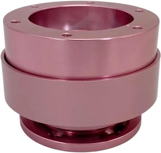 Snelkoppelingsnaafadapter - Stuur Adapter - Racesimulator Stuur - Aluminium Constructie - 70mm 6-gats - Goud — afbeelding 3