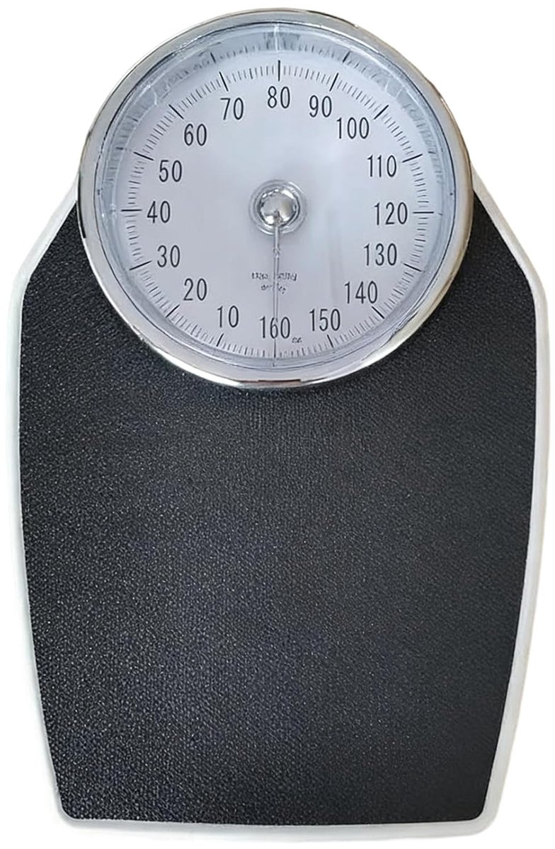Mechanische Personenweegschaal - Gewicht Meetapparaat - Gewichtscontrole Thuis - Robuust Ontwerp - Tot 160kg