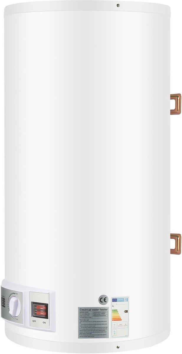 Elektrische Boiler - Warmwaterketel - Direct Warm Water - IPX4 Waterdicht - 80 Liter Capaciteit - Wit