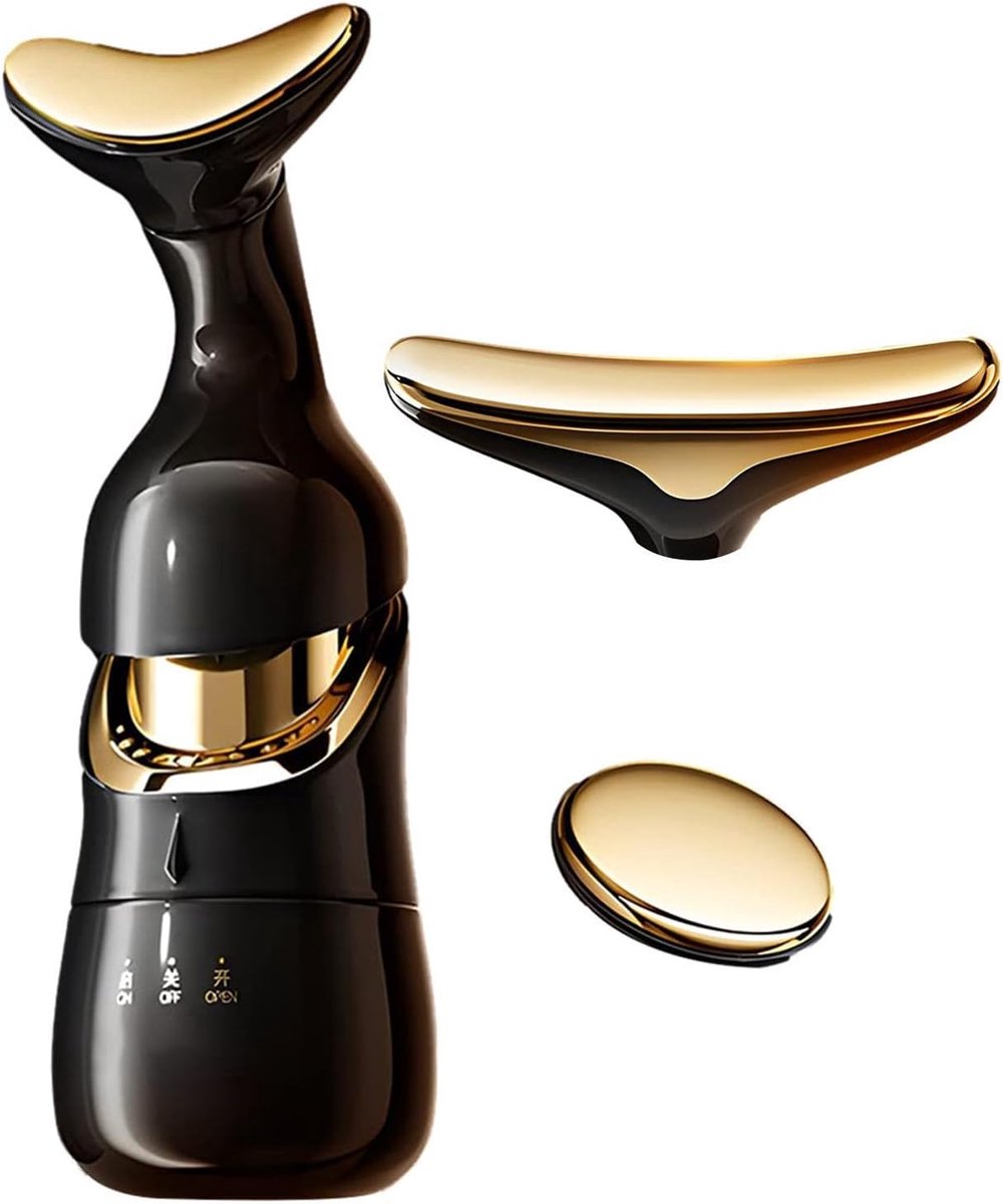 Gezichtsroller - Gezichtsmassage Apparaat - Huid Verstevigen - Drie Hoofden - 16 cm Lengte