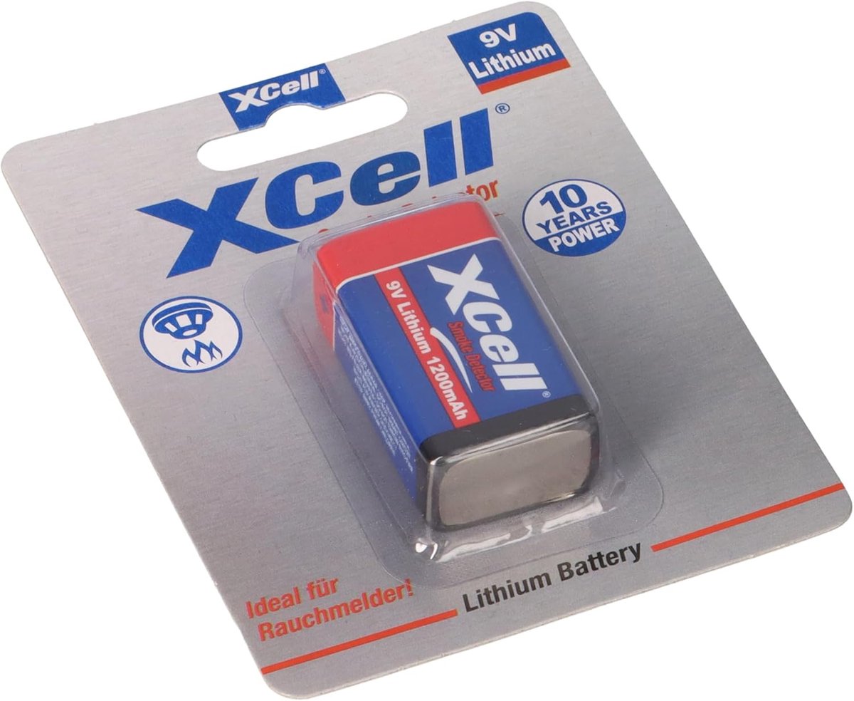 9V Blokbatterij - Lithium Batterij - Apparaten Voeden - Hoge Capaciteit - 1200 mAh