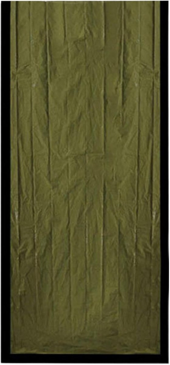 Warme Slaapzak - Kampeeruitrusting - Buitenactiviteiten - Lichtgewicht en compact - 266x91cm - Groen