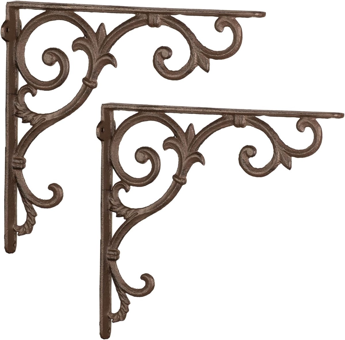 Wandhouder voor Hoekplank 24 x 25 cm - Gietijzeren Plankdragers