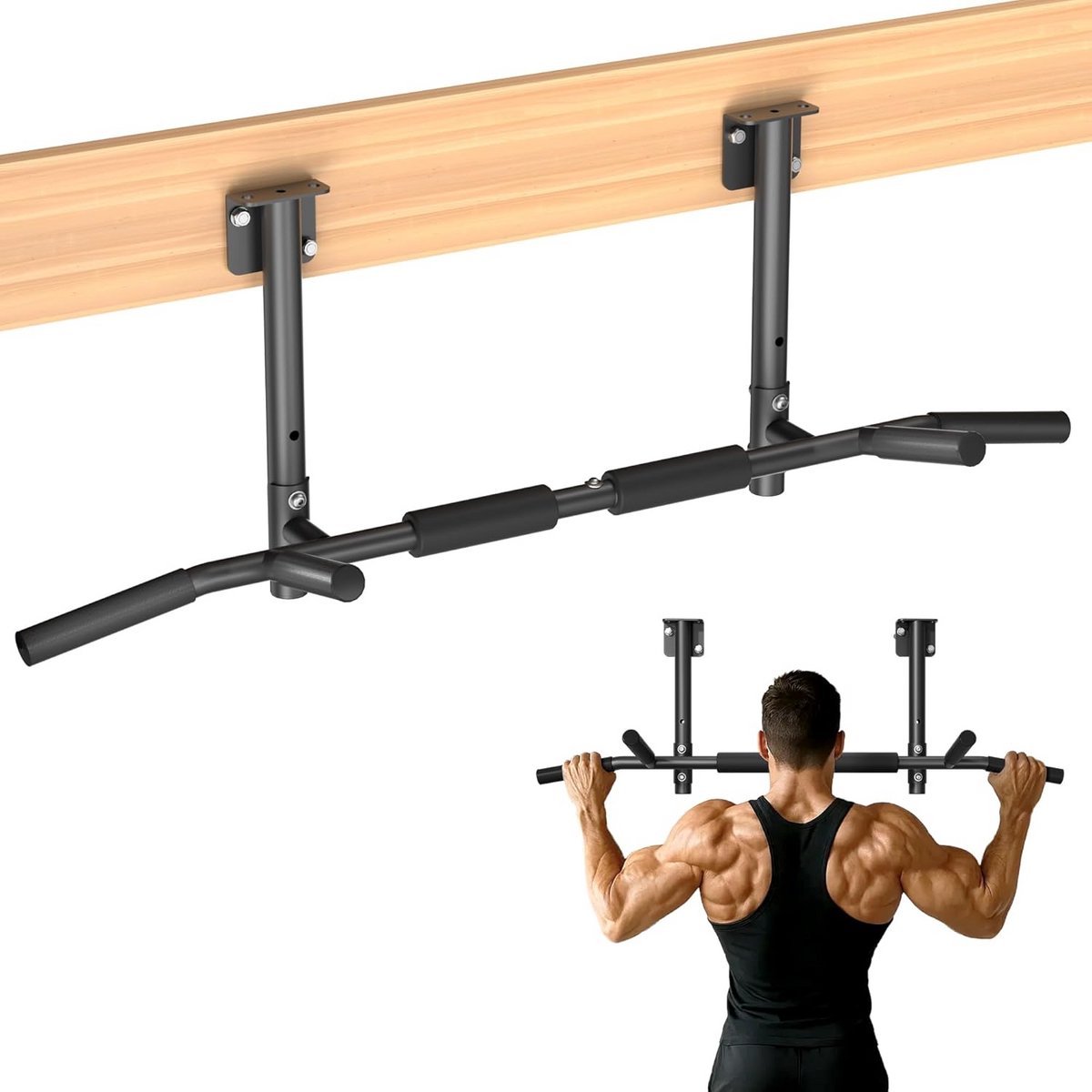 Pull Up Bar Deur - Optrekstang - Station - Extra Stevig - Krachttraining