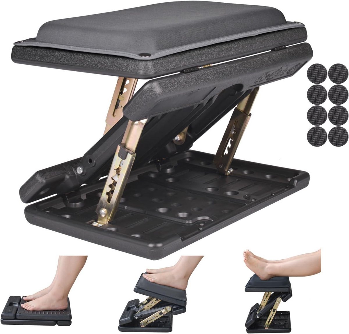 Ergonomische Voetsteun voor Onder Bureau - Verstelbaar en Opvouwbaar