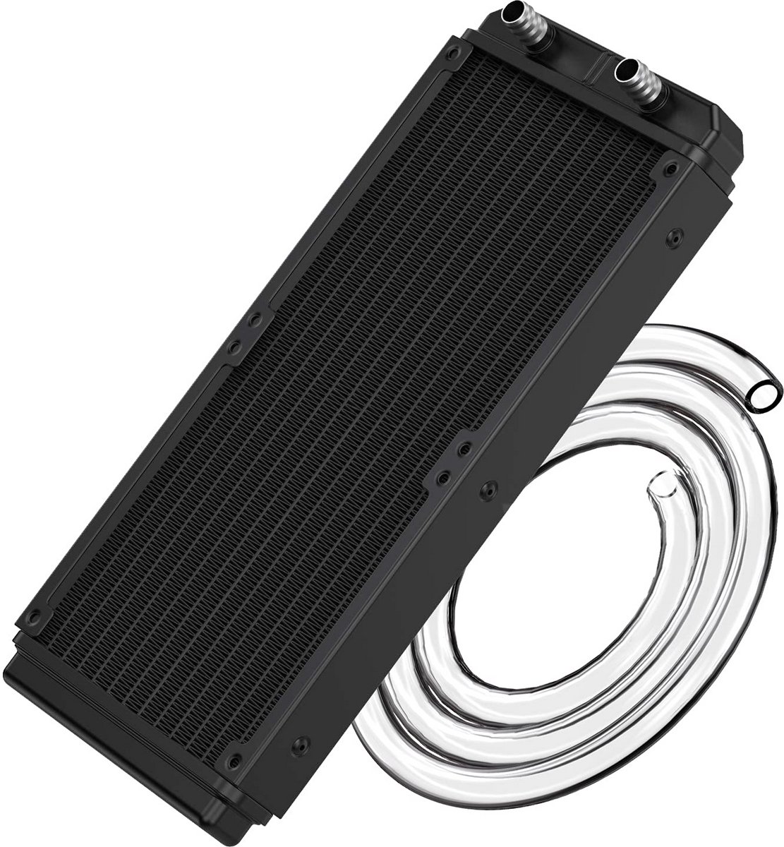 Aluminium Waterkoeler voor PC CPU - 12-buiss Warmtewisselaar voor Efficiënte Koeling