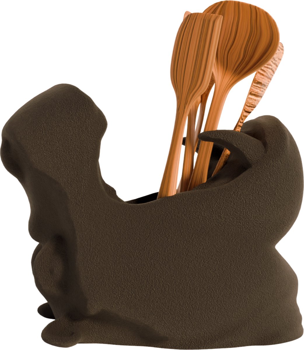 Fiastra Keukengerei Houder – Hippo Design – Zwart