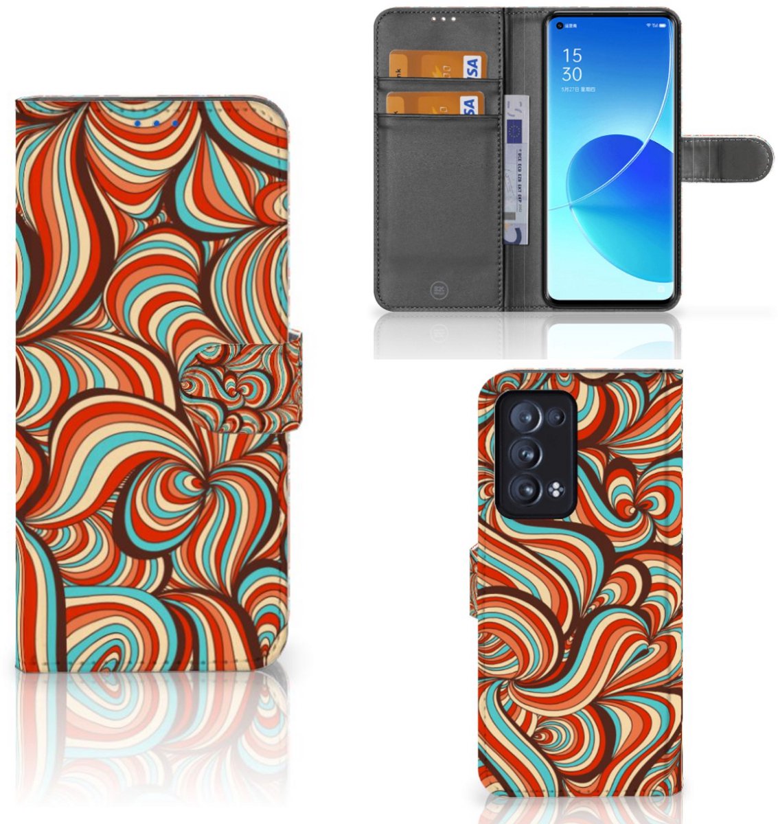 OPPO Reno 6 Pro Plus 5G Hoesje Retro
