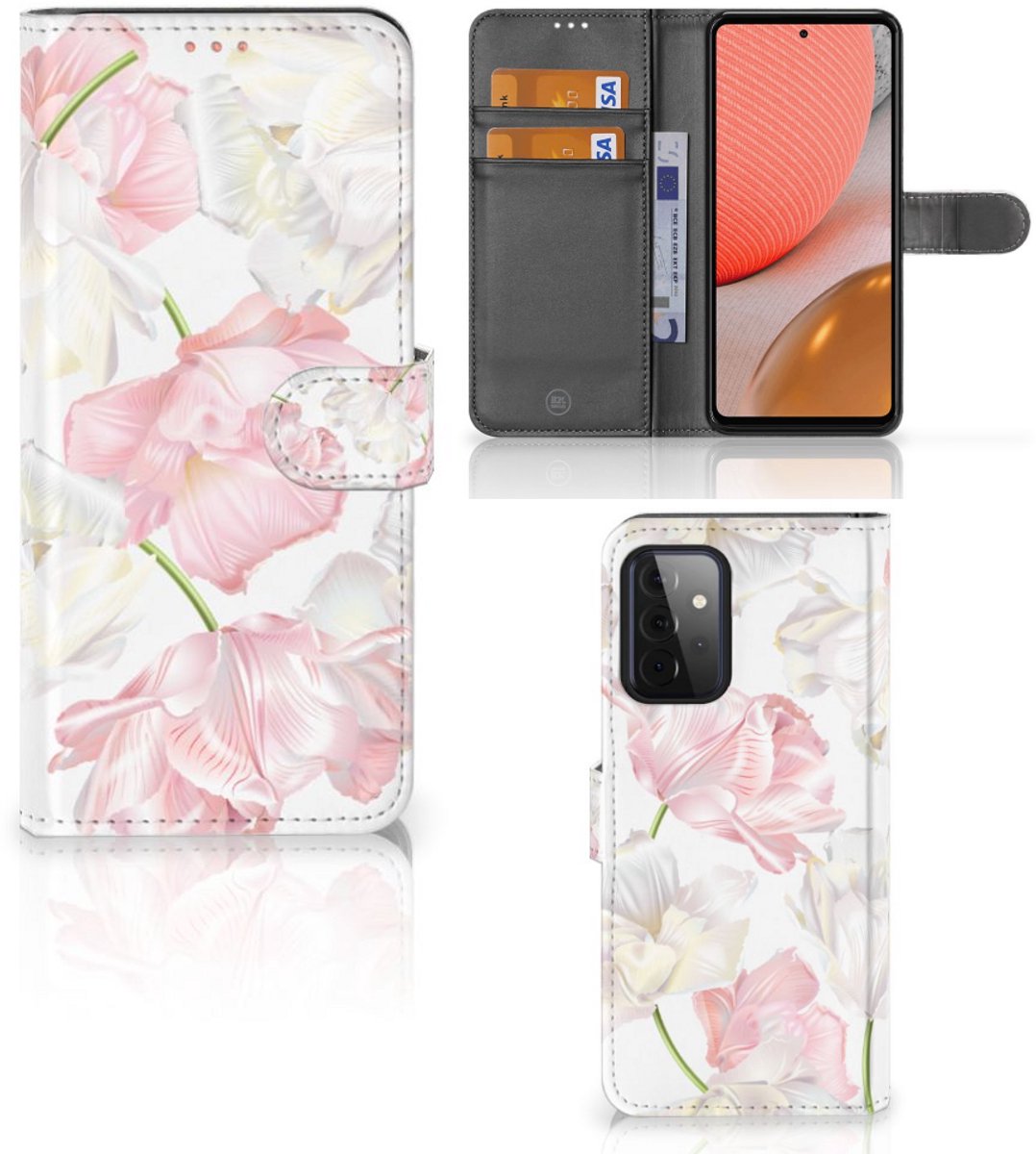 Samsung Galaxy A72 Hoesje Lovely Flowers