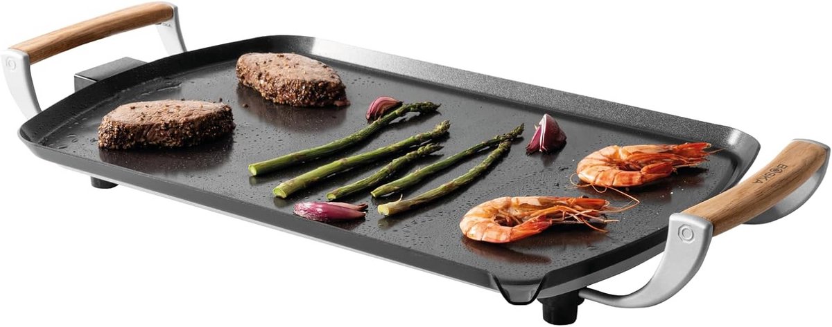 Bakplaat Electrisch - Elektrische Grillplaat - Tafelgrill met antiaanbaklaag - Teppanyaki