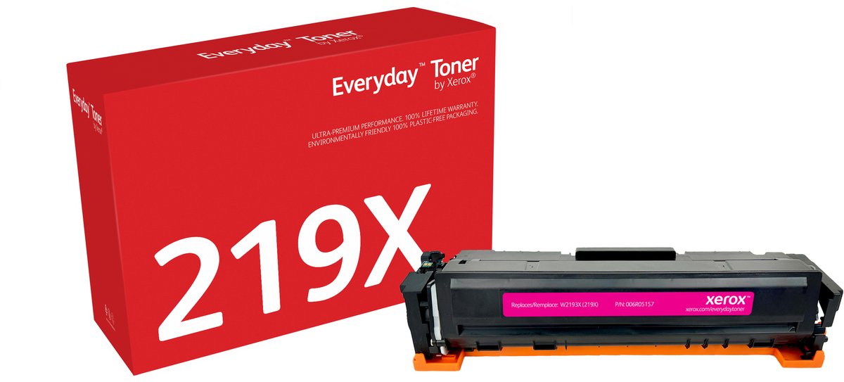 Everyday™ Magenta Toner van Xerox is compatibel met HP 219X (W2193X), Hoge capaciteit