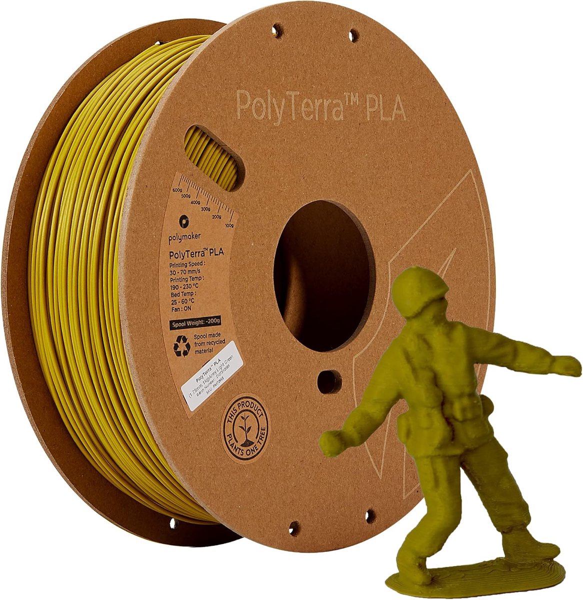 PLA Filament 1.75mm - Oplosbaar in Water - Duurzaam en Robuust 1000g