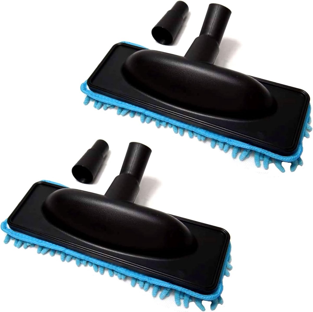Set van 2 universele vloerzuigmonden met microvezel en waterstofzuiger