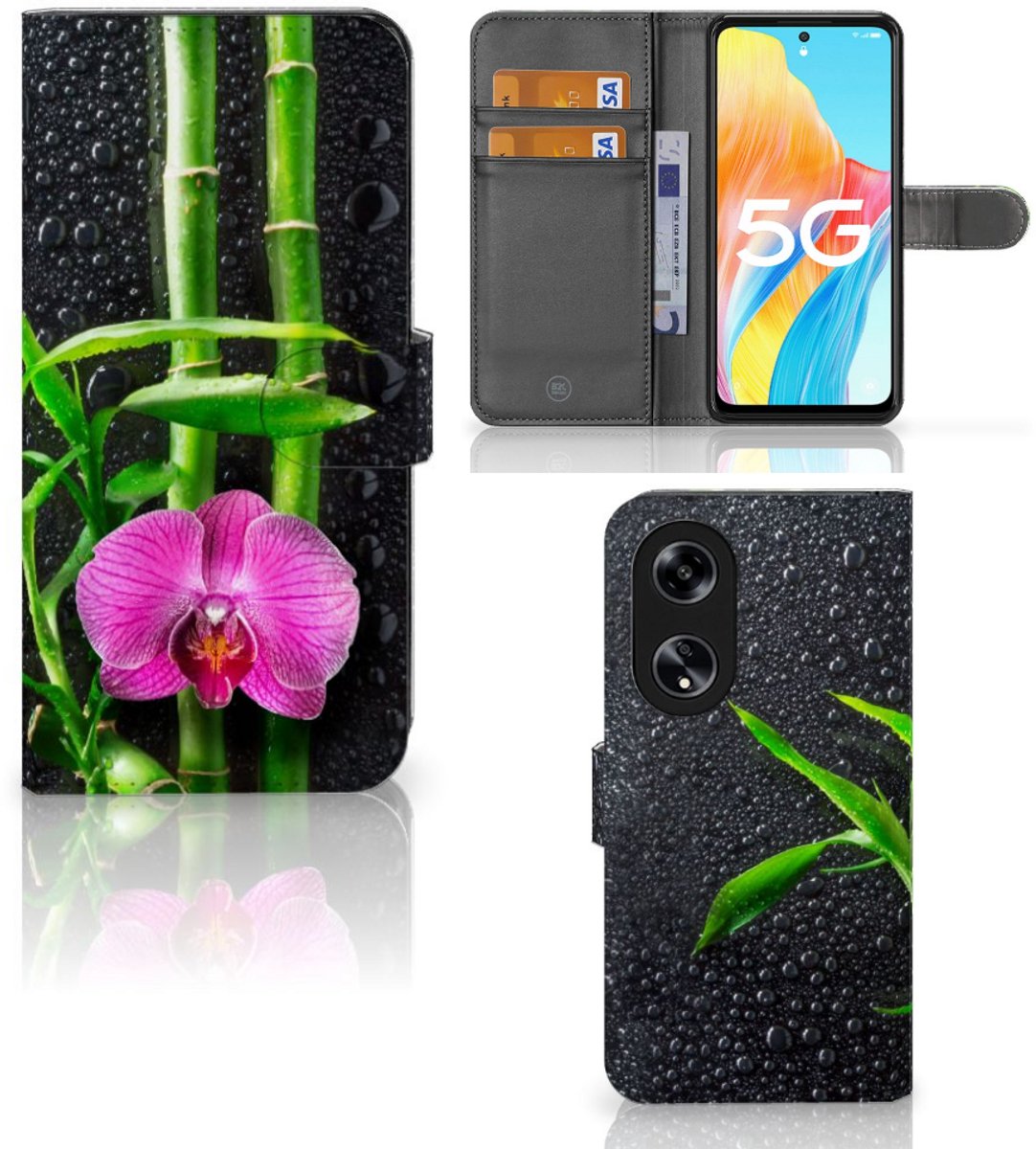 OPPO Reno8 T 5G Hoesje Orchidee