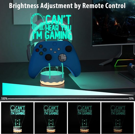 Oplichtende headset en controllerstandaard met 16 kleuren 3D LED-verlichting — afbeelding 5