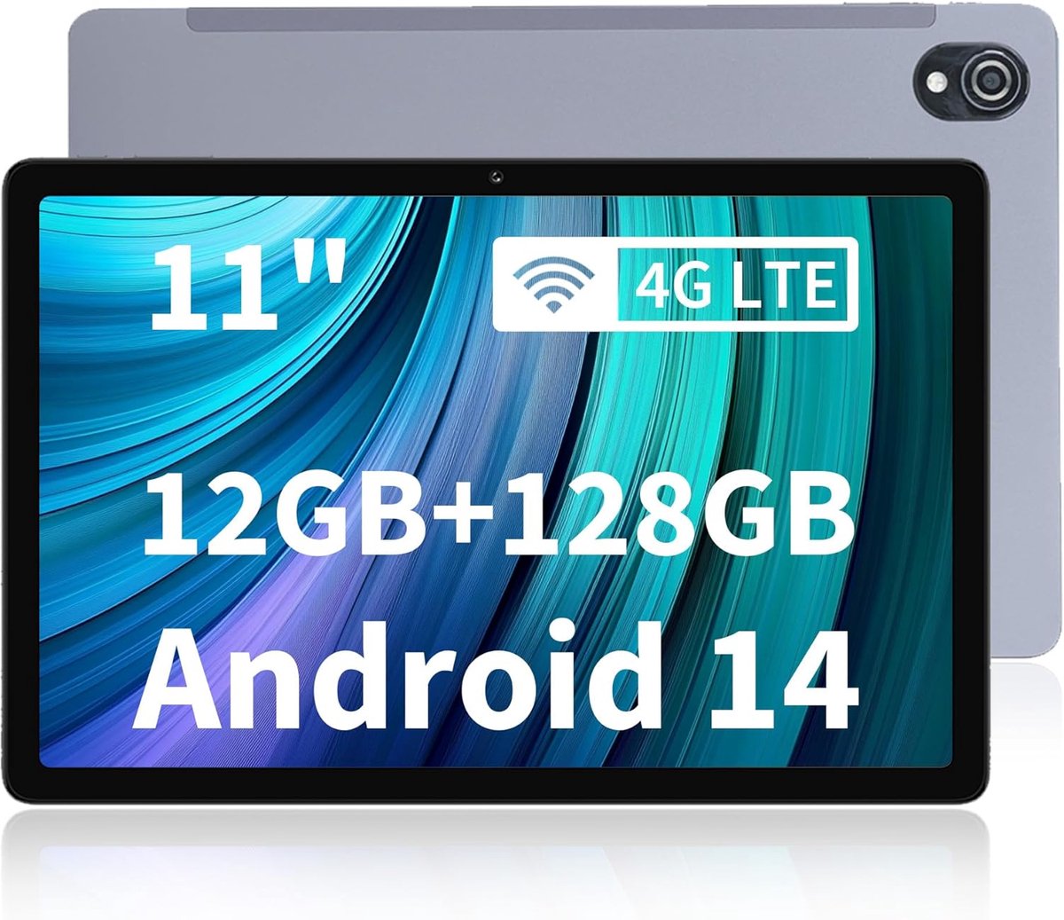 11 inch Android tablet met Octa-Core Processor, 12GB RAM, 128GB ROM, 4G LTE en 5G Wifi