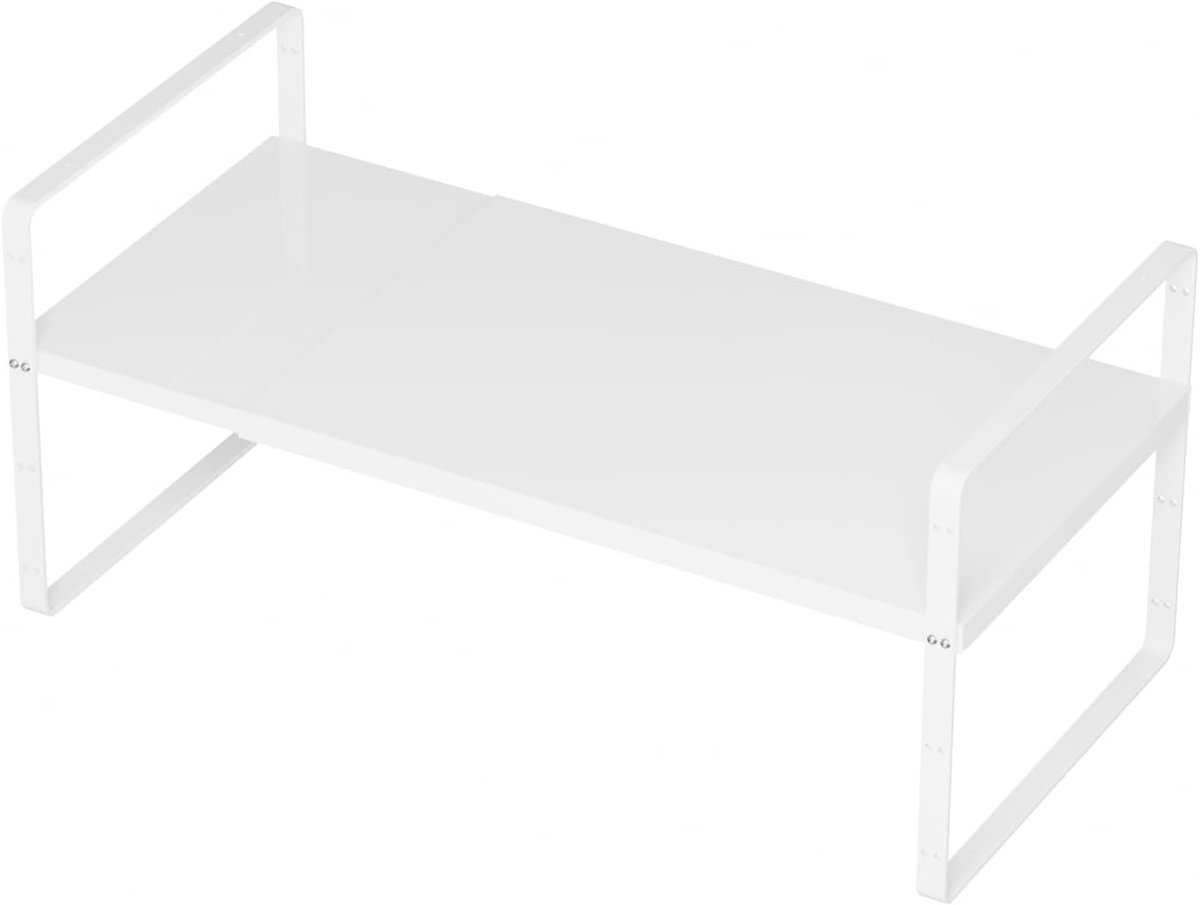 Uitbreidbare Kast Organizer - Verstelbare en Stapelbare Planken voor Keuken en Badkamer