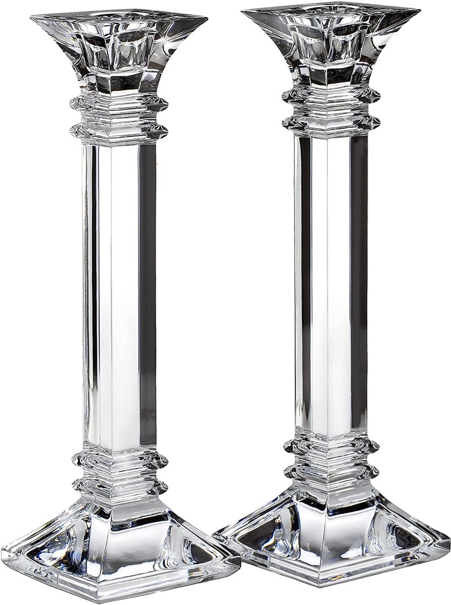 Elegante Treviso Kandelaar 10 inch - Helder Kristal