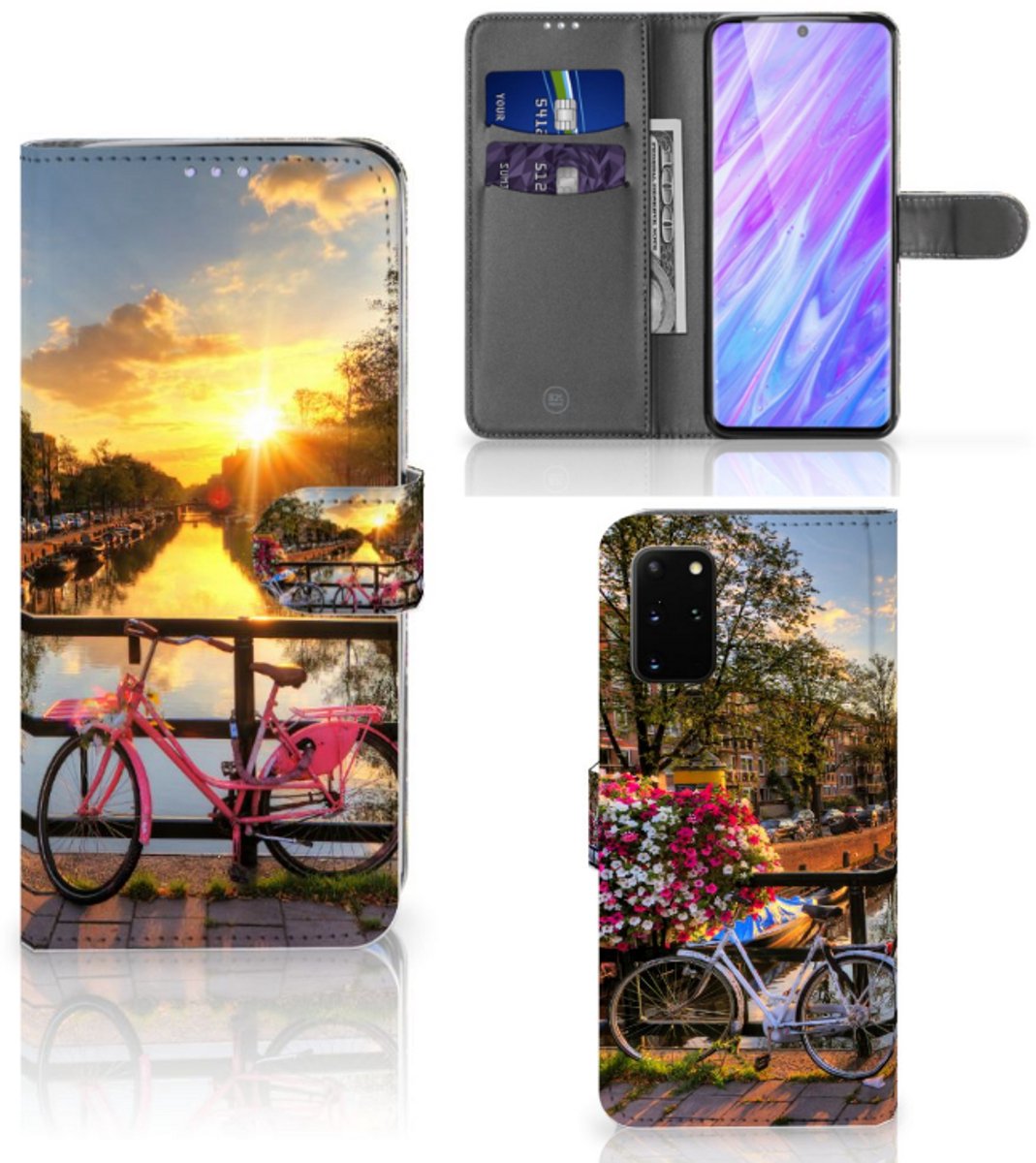 Samsung Galaxy S20 Plus Flip Cover Amsterdamse Grachten