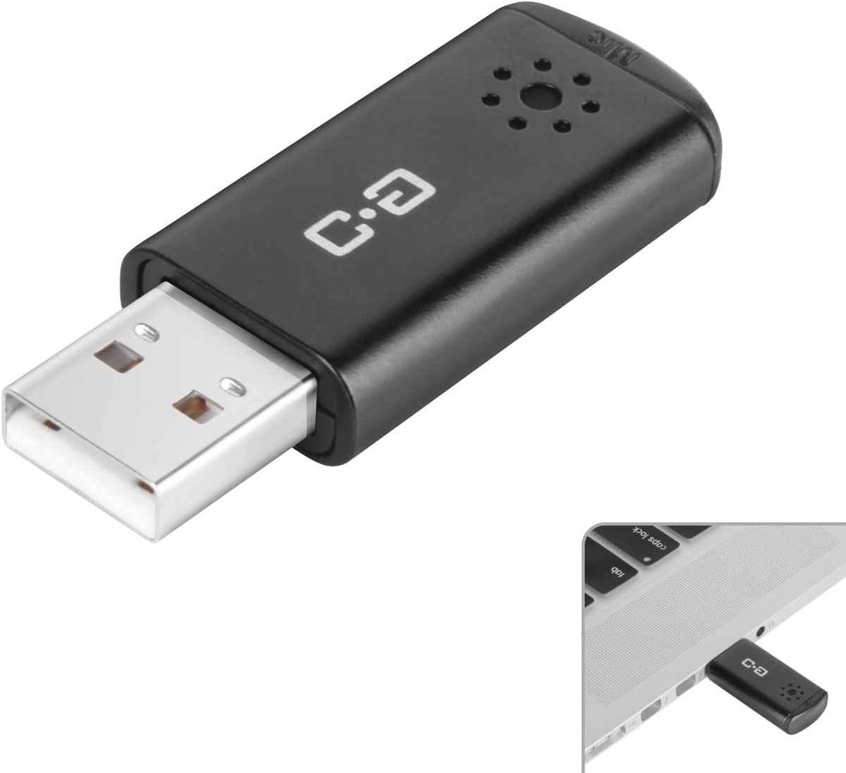 Draagbare USB-microfoon voor Laptop en Desktop - Hoge Gevoeligheid en Plug-and-Play