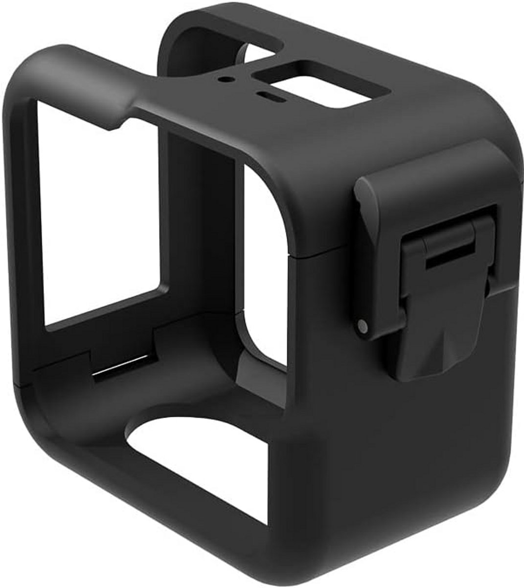 ABS Camera Cage voor Mini Action Camera - Beschermende Behuizing met Base en Lange Schroef