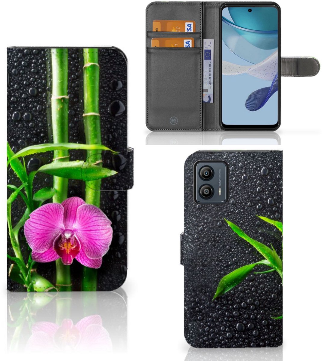 Motorola Moto G53 Hoesje Orchidee