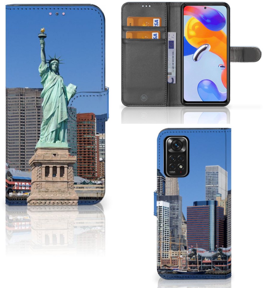 Xiaomi Redmi Note 11 Pro 5G/4G Flip Cover Vrijheidsbeeld