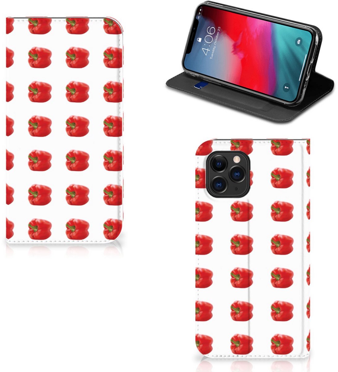 Apple iPhone 11 Pro Flip Style Cover Paprika Red