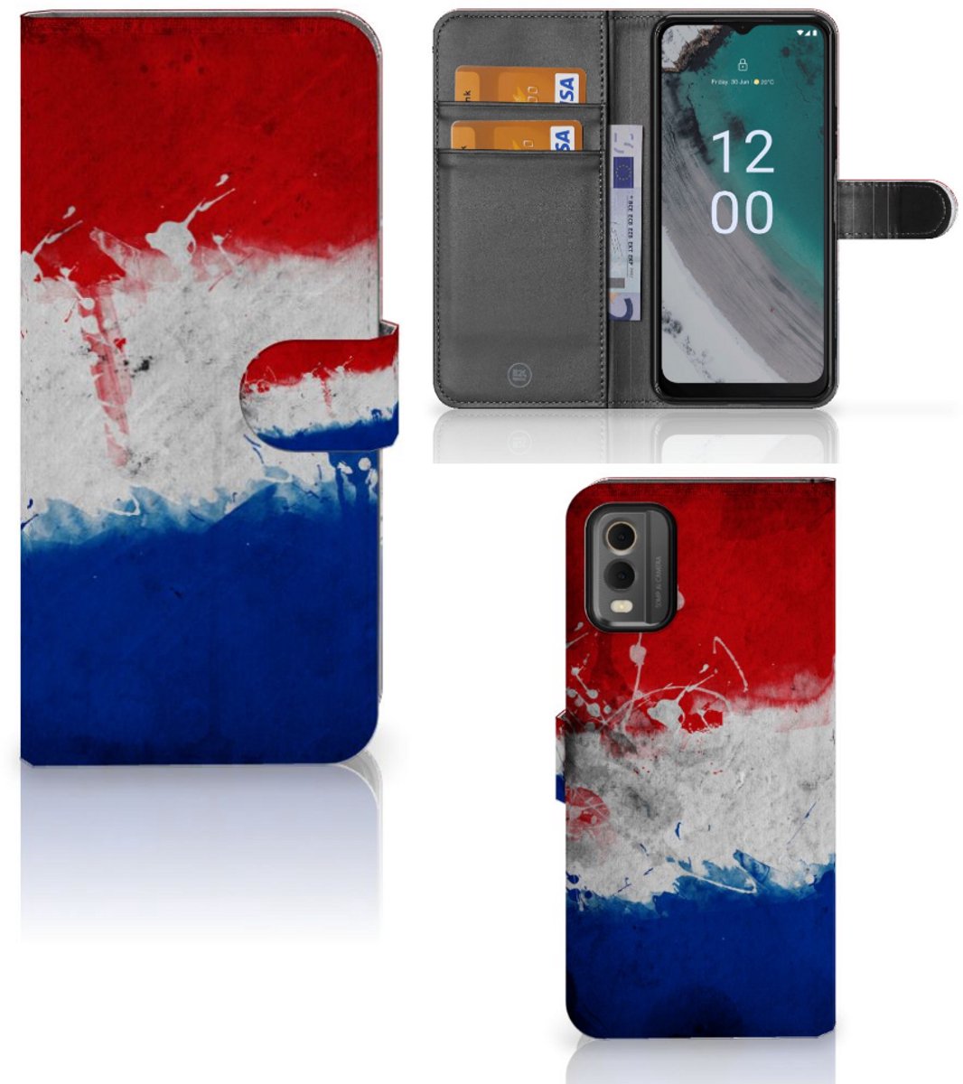 Boekhoesje voor Nokia C32 Bookstyle Case Nederland